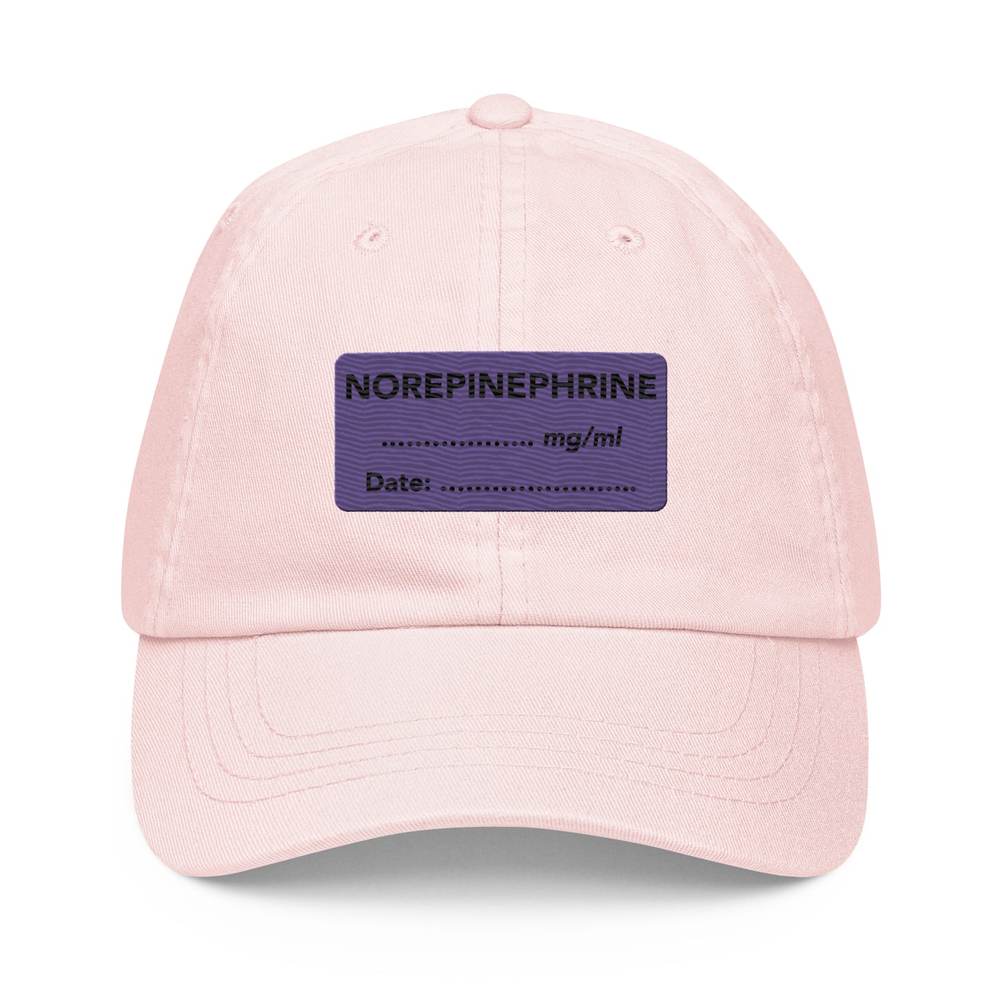 Norepinephrine Embroidered Pastel Hat