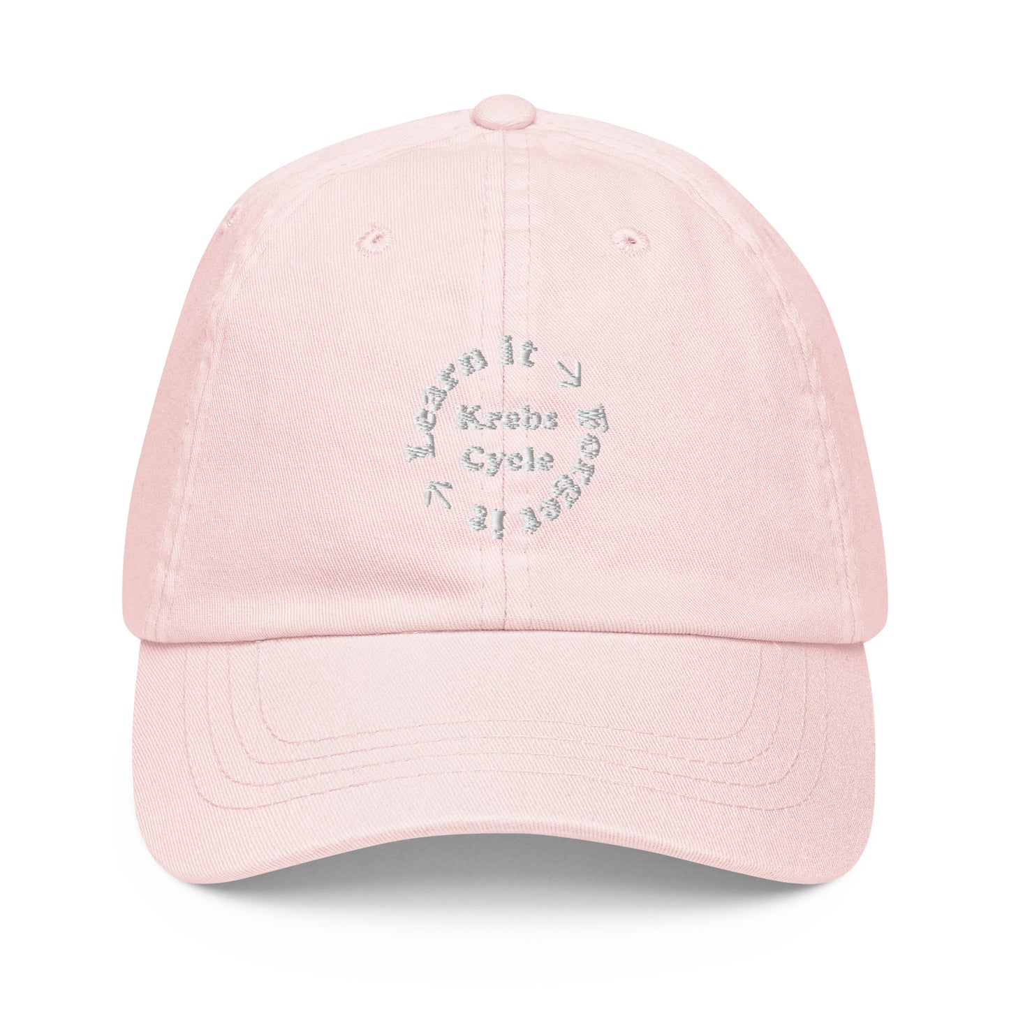 Krebs Cycle Embroidered Pastel Hat