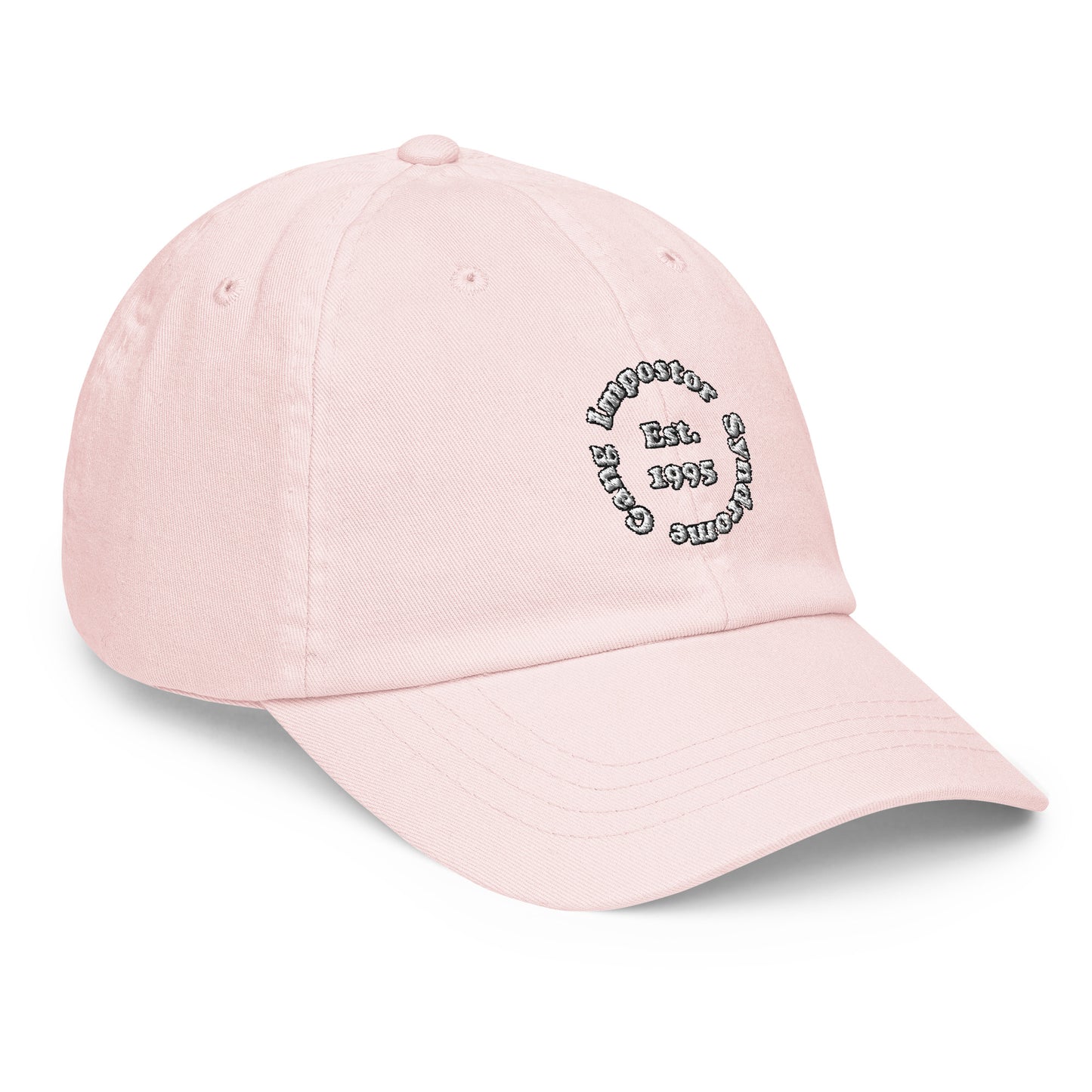 Impostor Syndrome Embroidered Pastel Hat