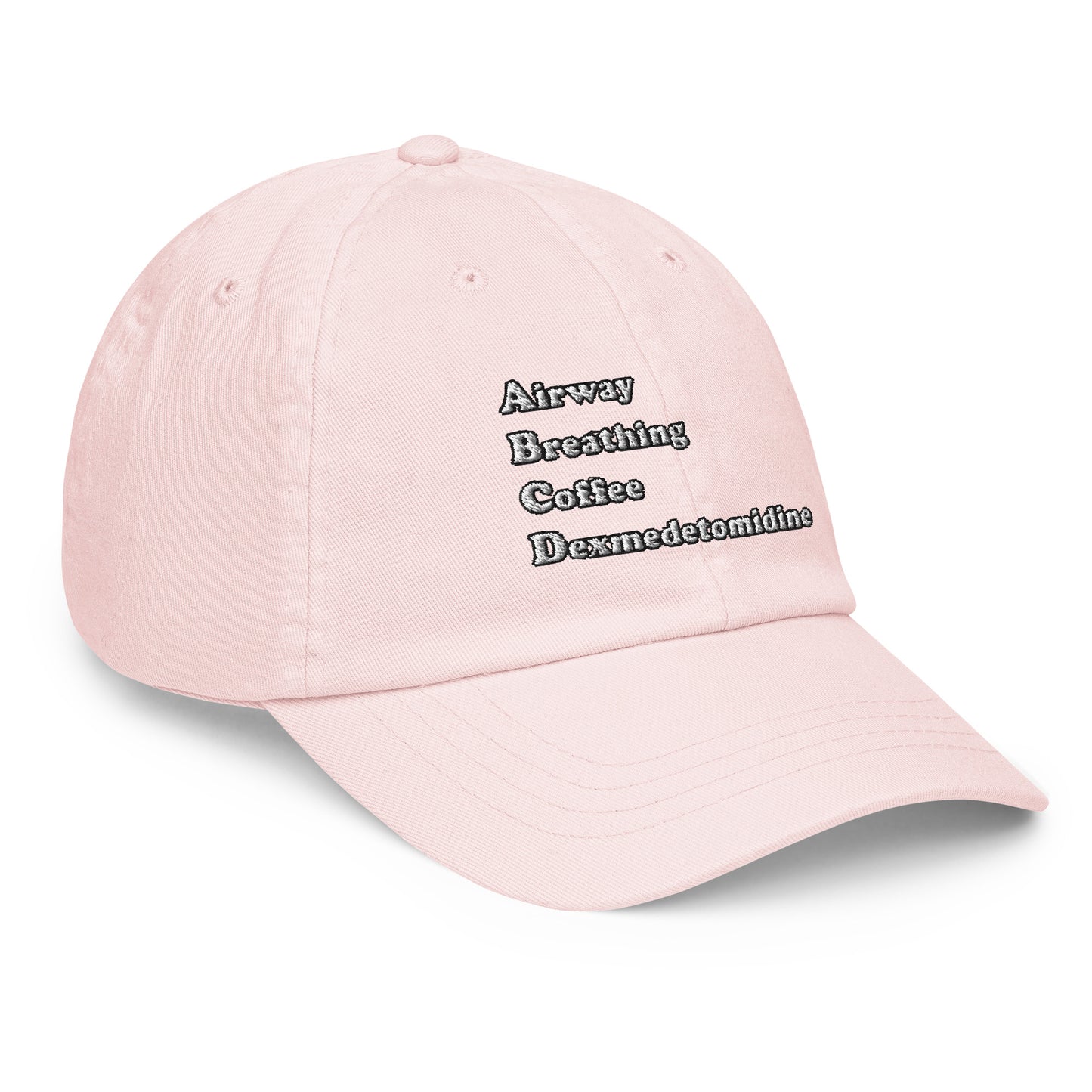 ABCD Embroidered Pastel Hat