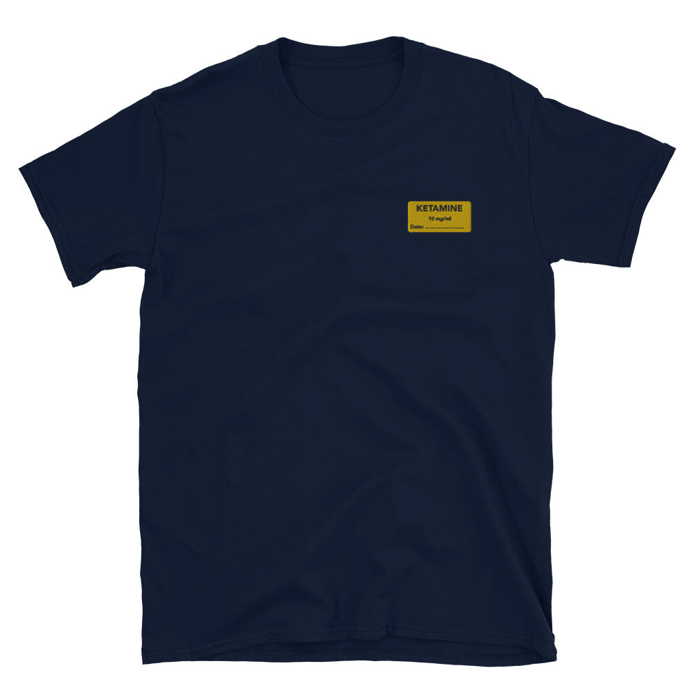 Ketamine Embroidered Soft & Fitted T-Shirt