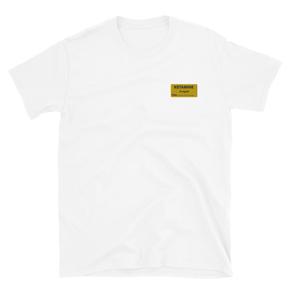 Ketamine Embroidered Soft & Fitted T-Shirt