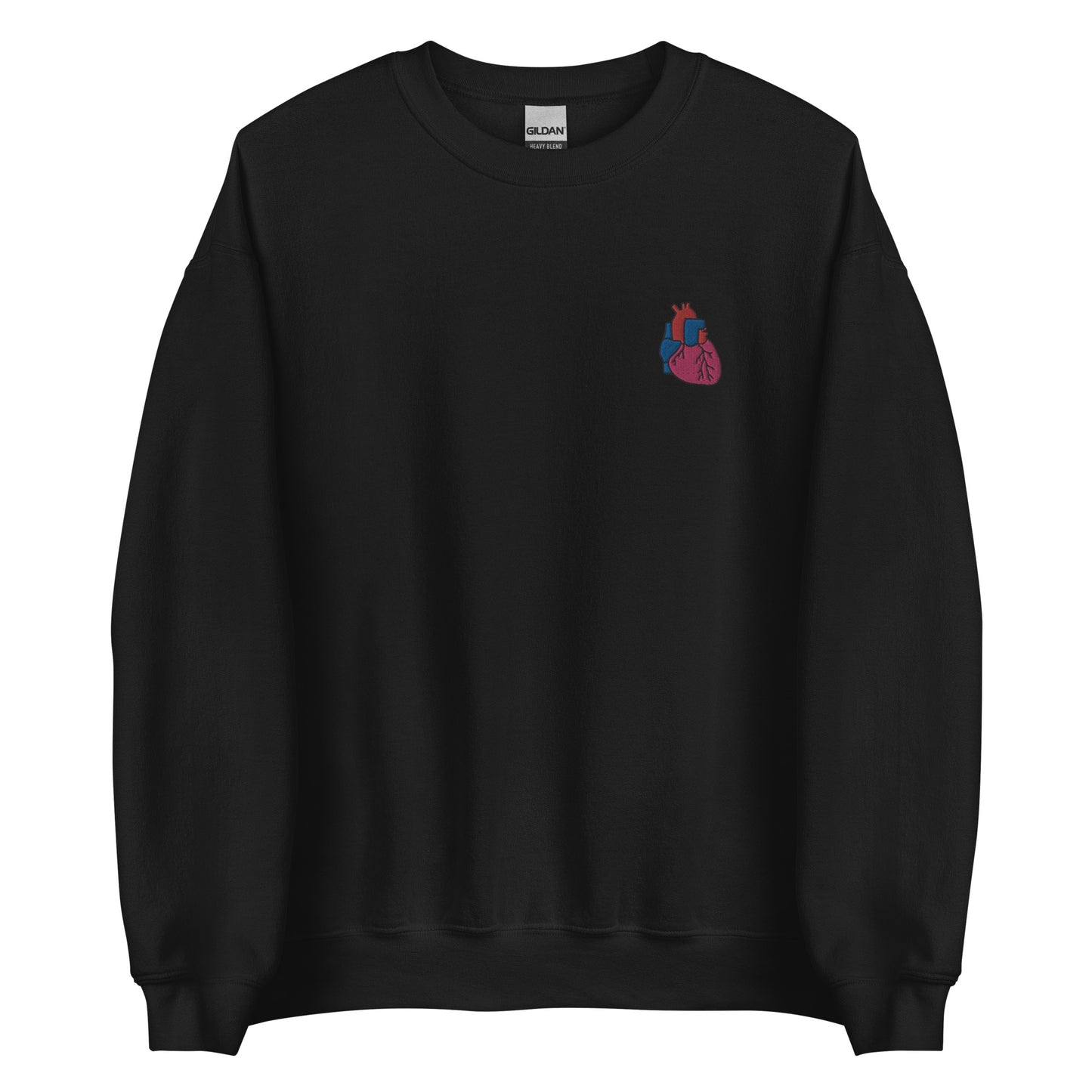 Heart Embroidered Sweatshirt
