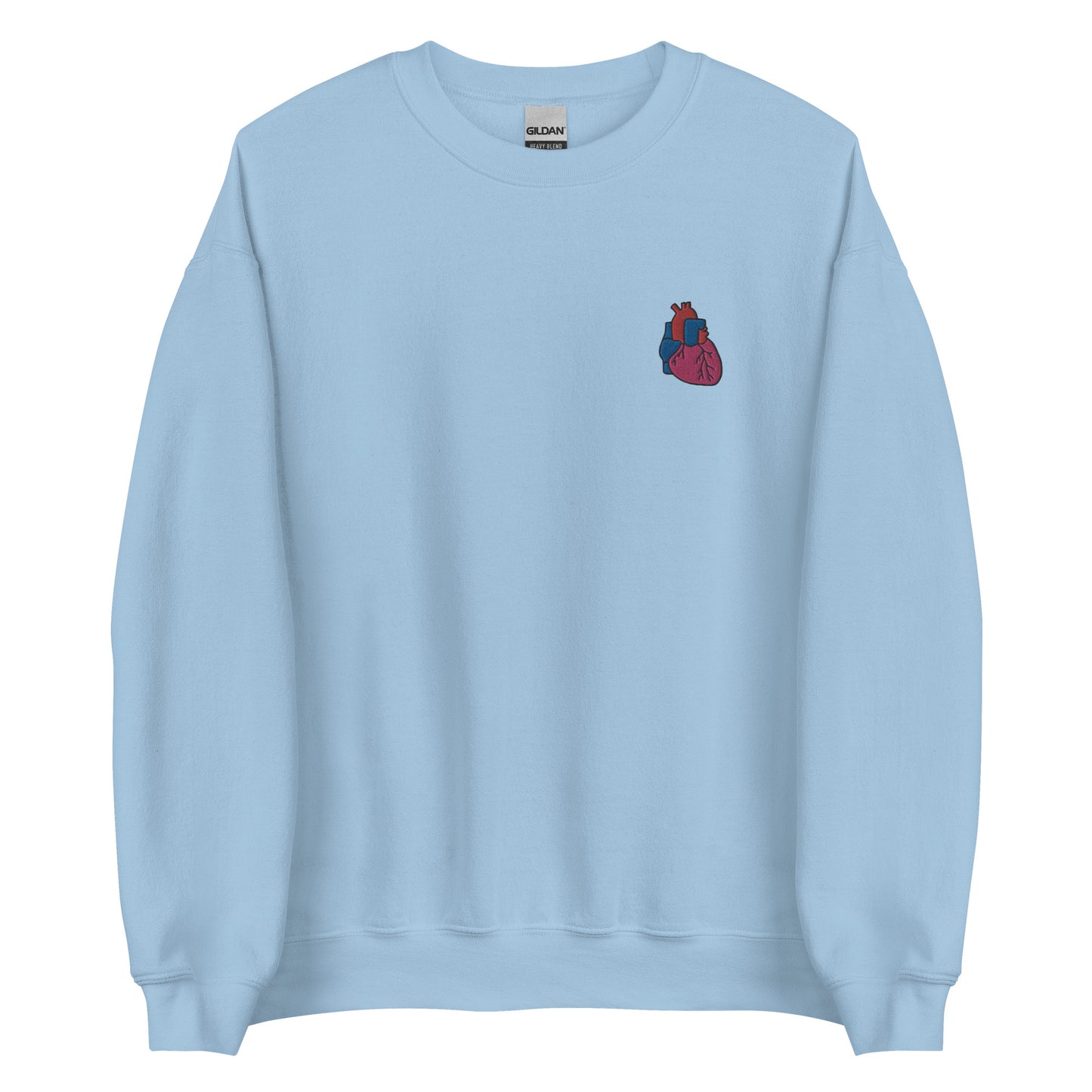 Heart Embroidered Sweatshirt