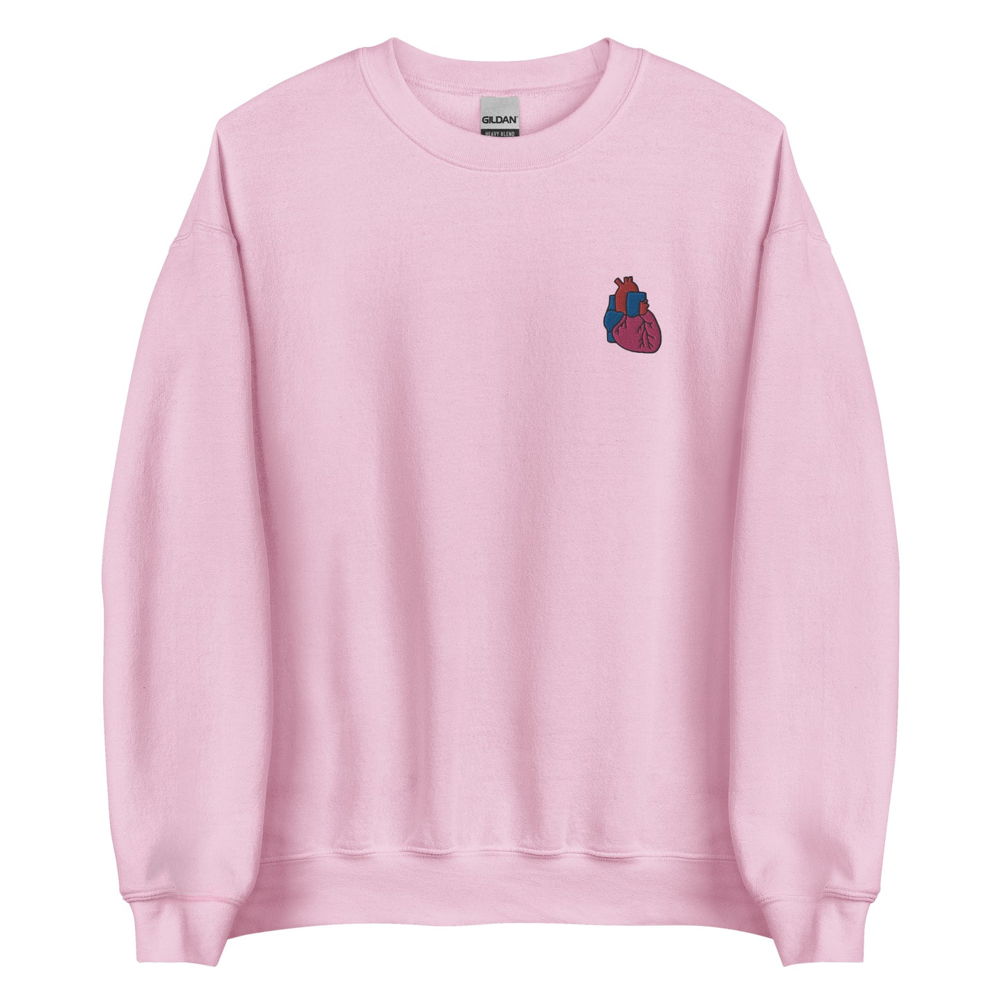 Heart Embroidered Sweatshirt