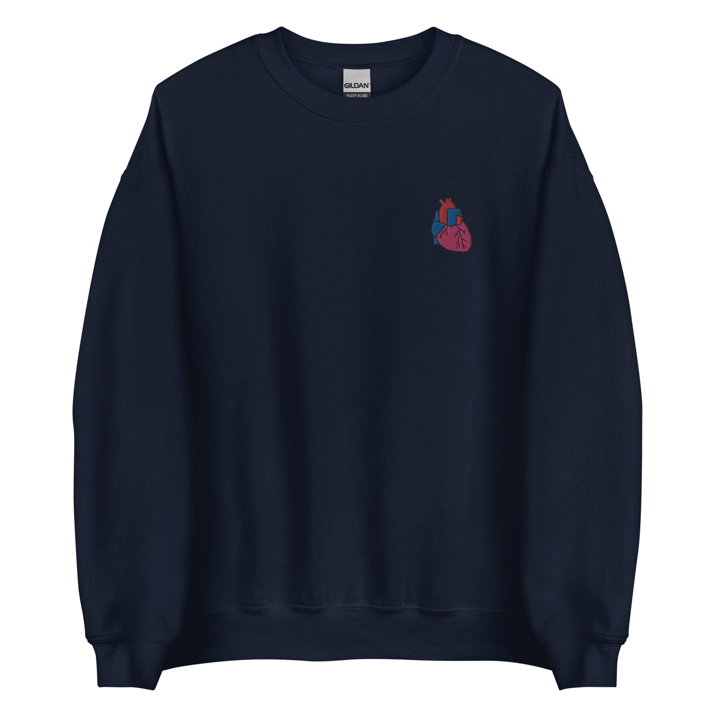 Heart Embroidered Sweatshirt