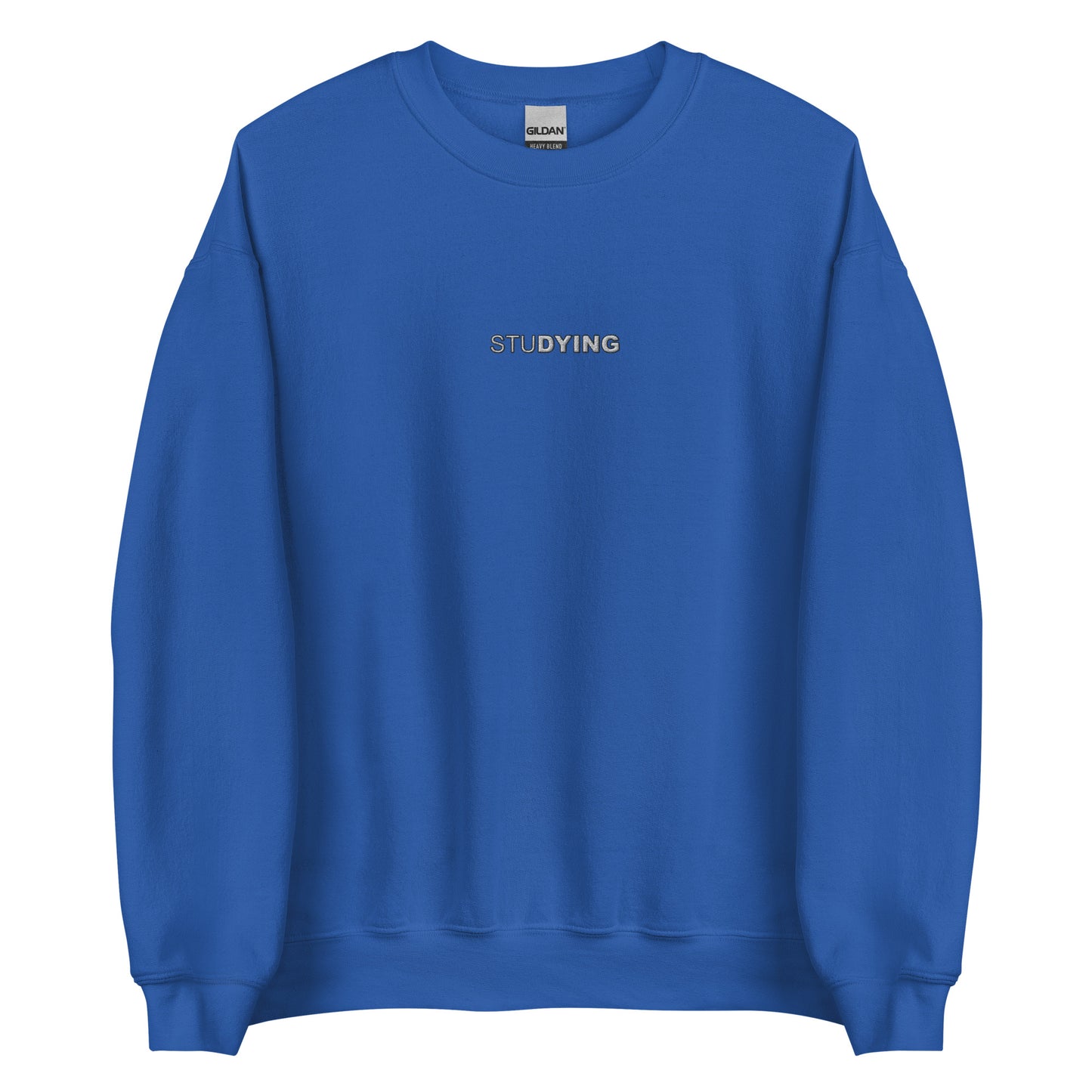 Studying Embroidered Sweatshirt