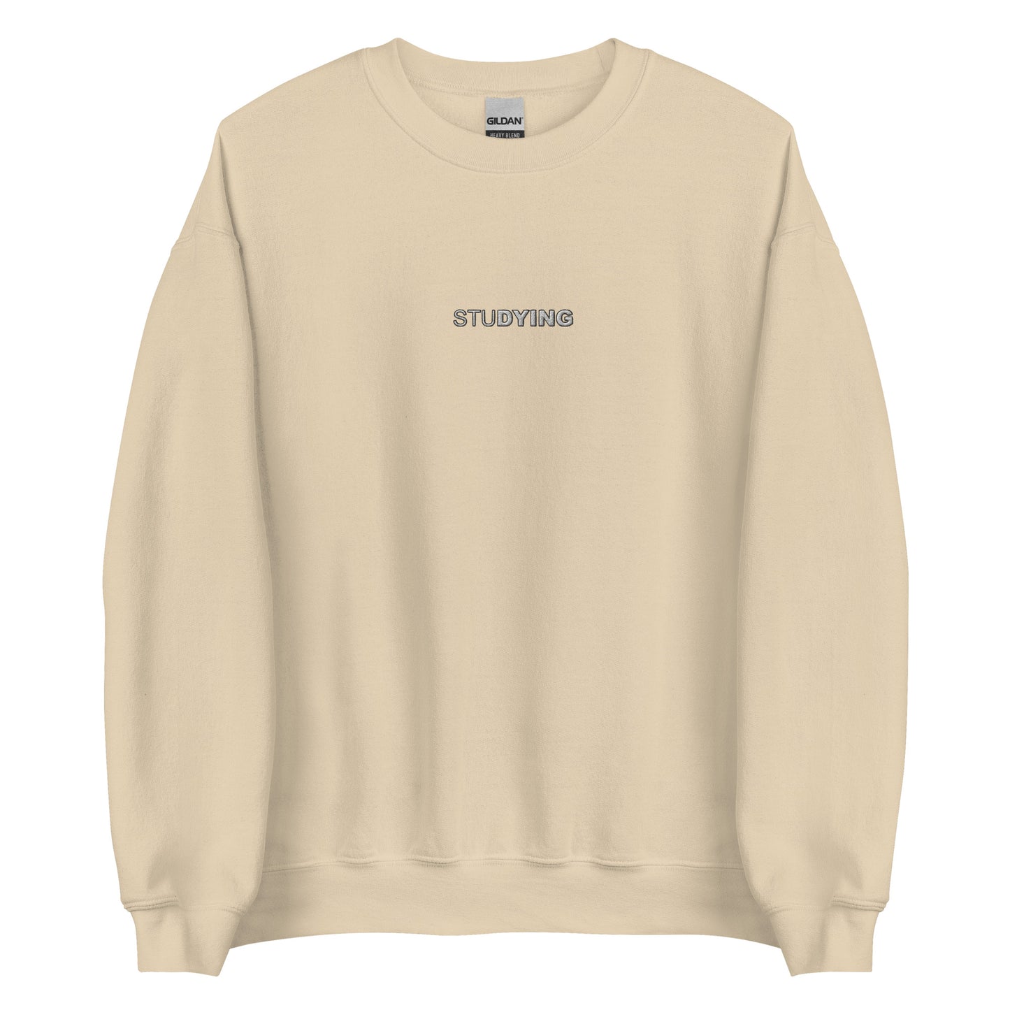 Studying Embroidered Sweatshirt