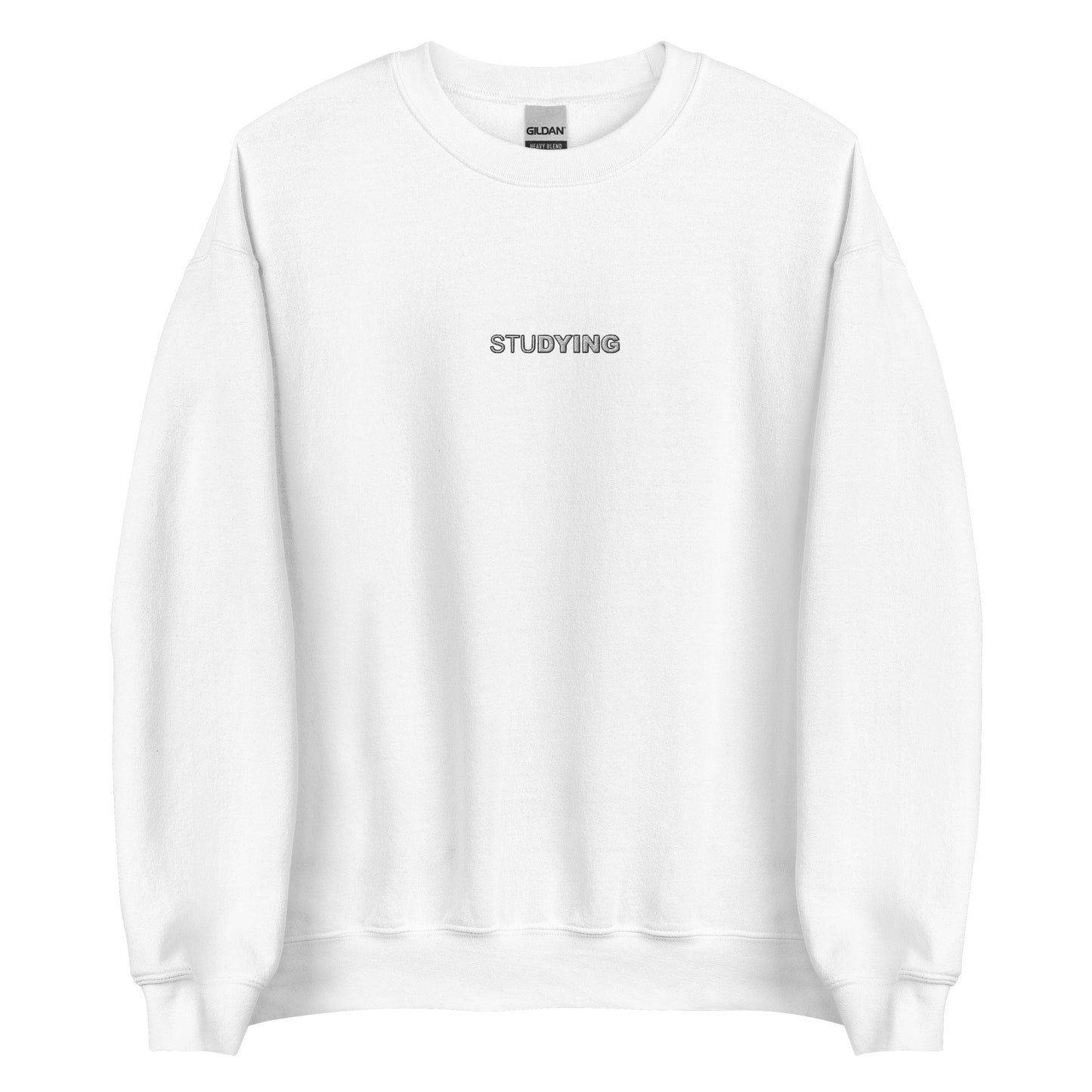Studying Embroidered Sweatshirt