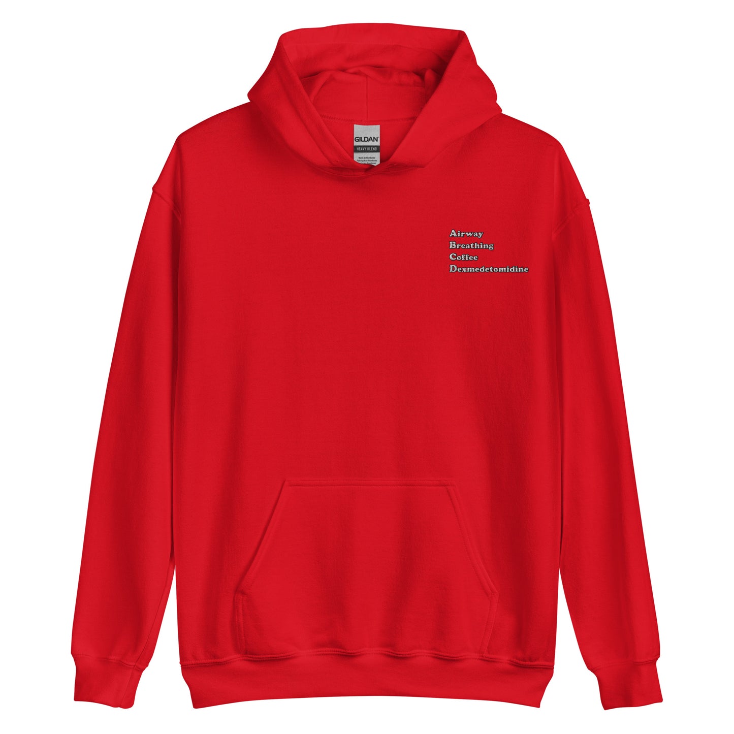ABCD Embroidered Hoodie