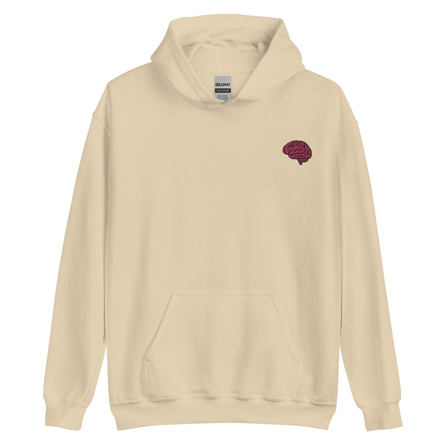 Brain Embroidered Hoodie