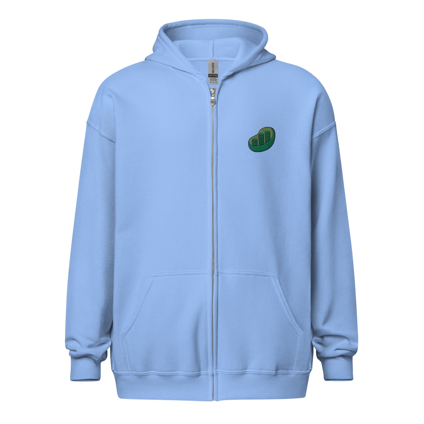 Chloroplast Embroidered Zip-Up Hoodie
