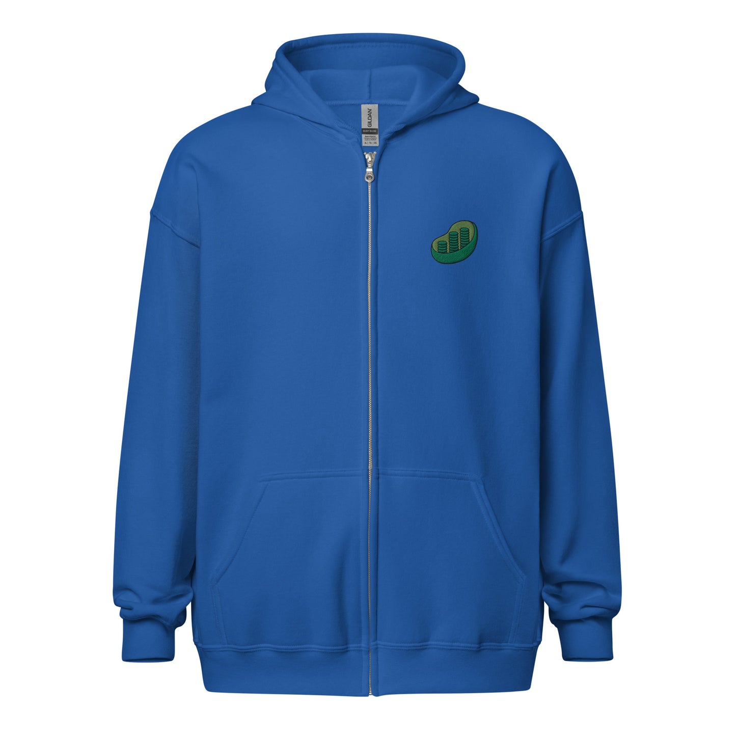 Chloroplast Embroidered Zip-Up Hoodie