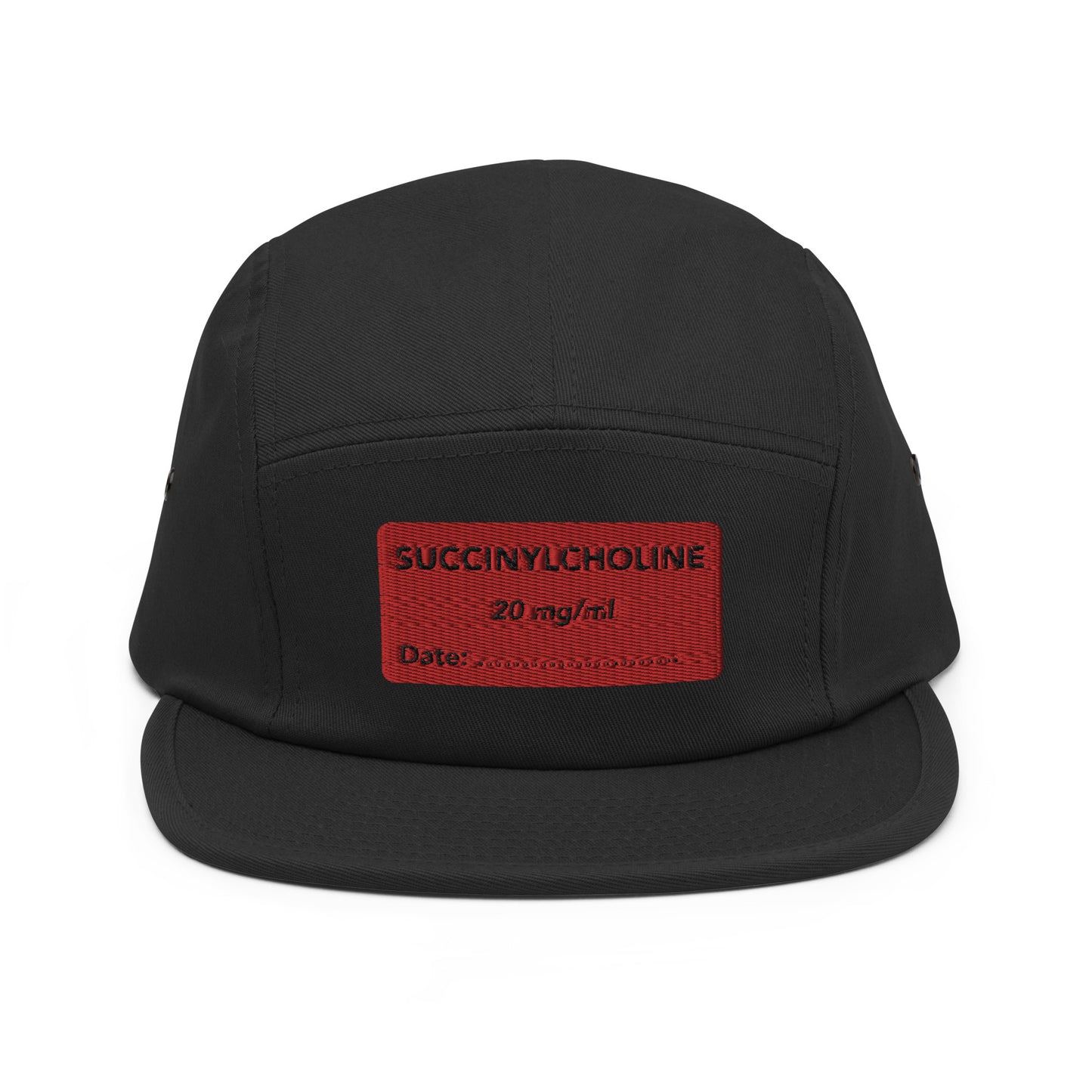 Succinylcholine Embroidered Five Panel Hat