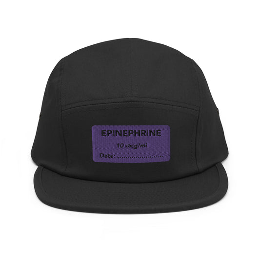 Epinephrine Embroidered Five Panel Hat