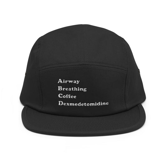 ABCD Embroidered Five Panel Hat