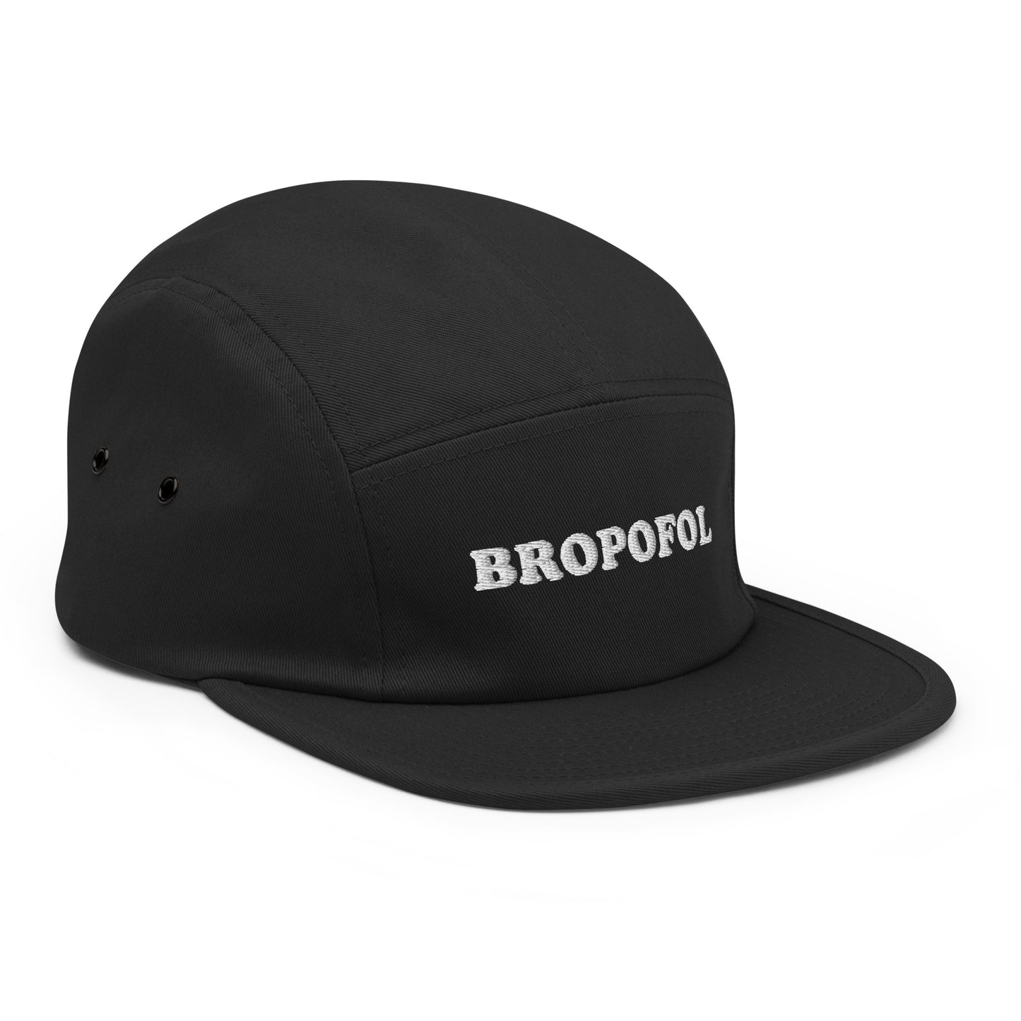 Bropofol Embroidered Five Panel Hat