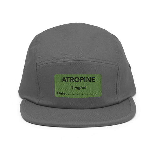 Atropine Embroidered Five Panel Hat