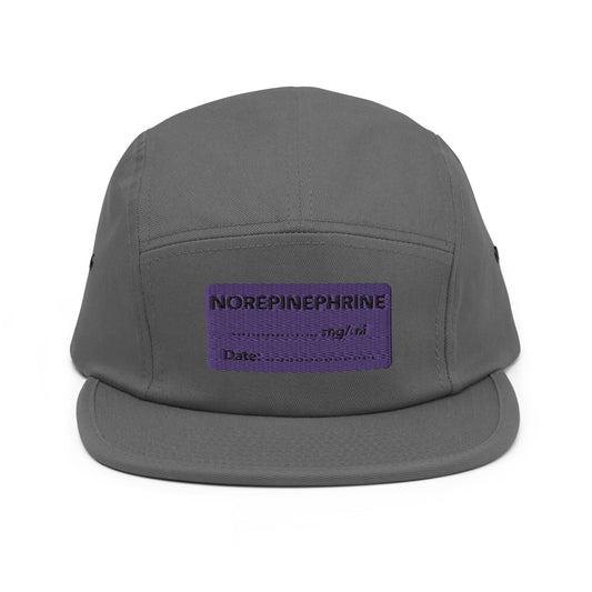 Norepinephrine Embroidered Five Panel Hat