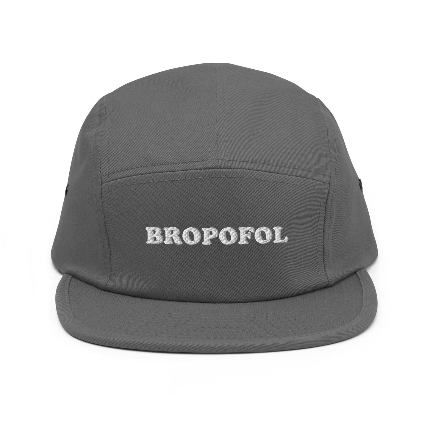 Bropofol Embroidered Five Panel Hat