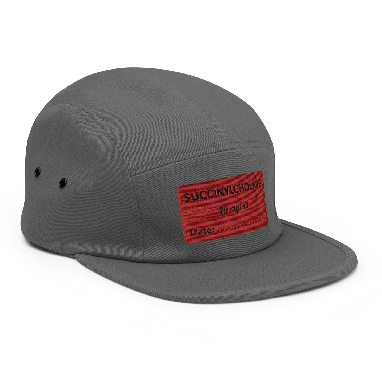 Succinylcholine Embroidered Five Panel Hat