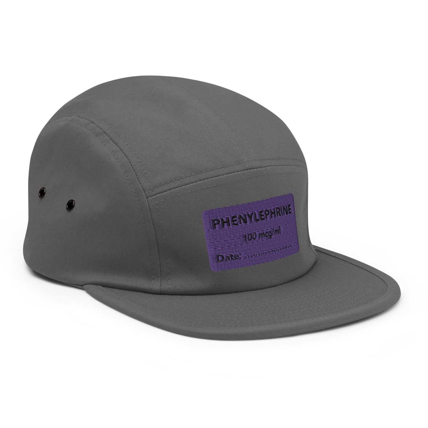 Phenylephrine Embroidered Five Panel Hat