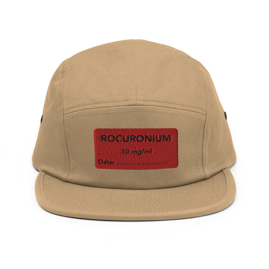 Rocuronium Embroidered Five Panel Hat