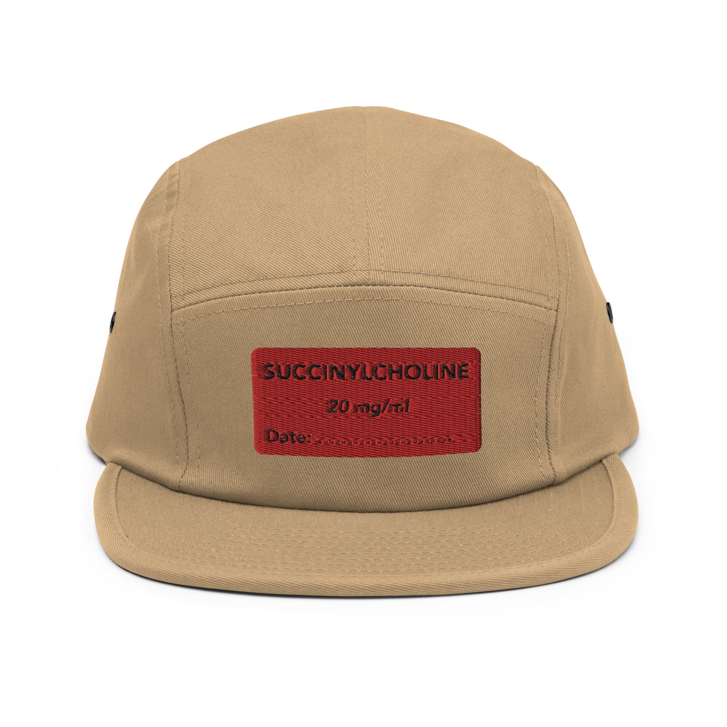 Succinylcholine Embroidered Five Panel Hat