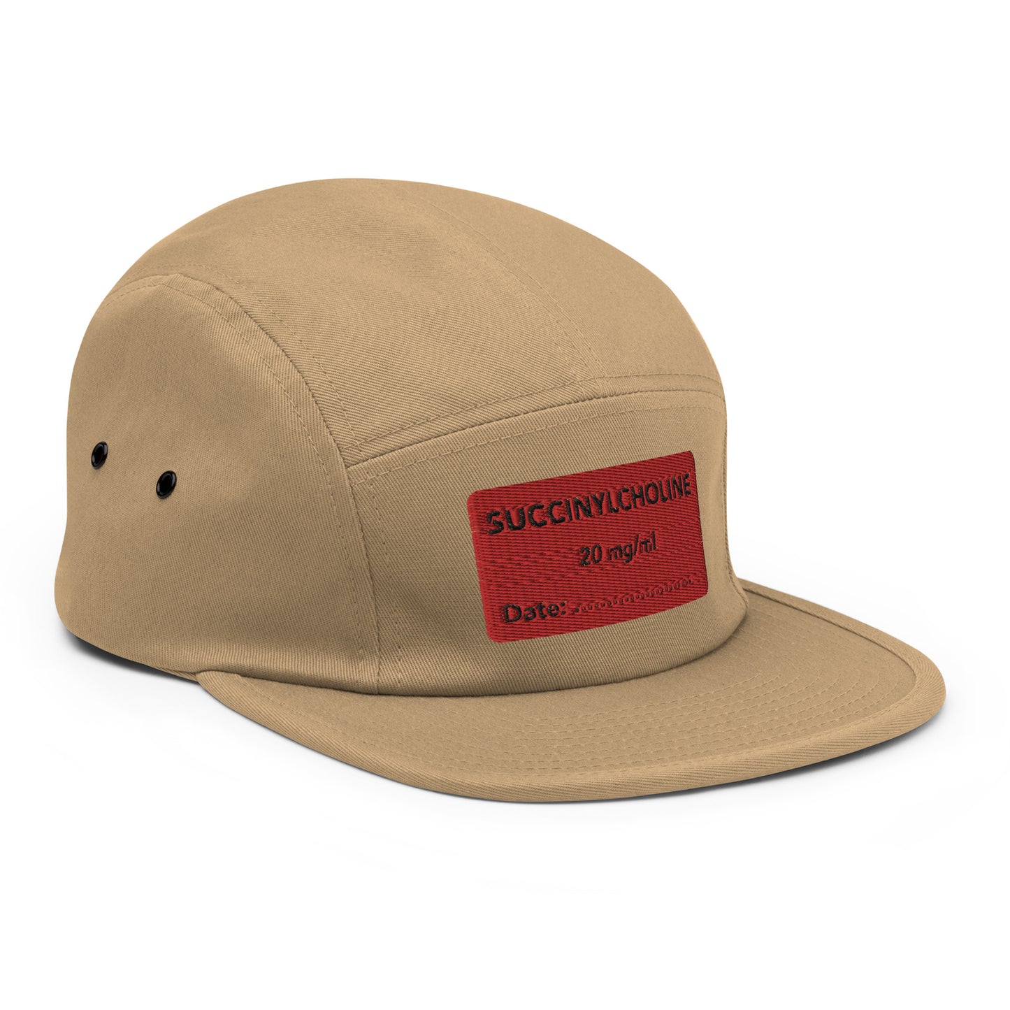 Succinylcholine Embroidered Five Panel Hat