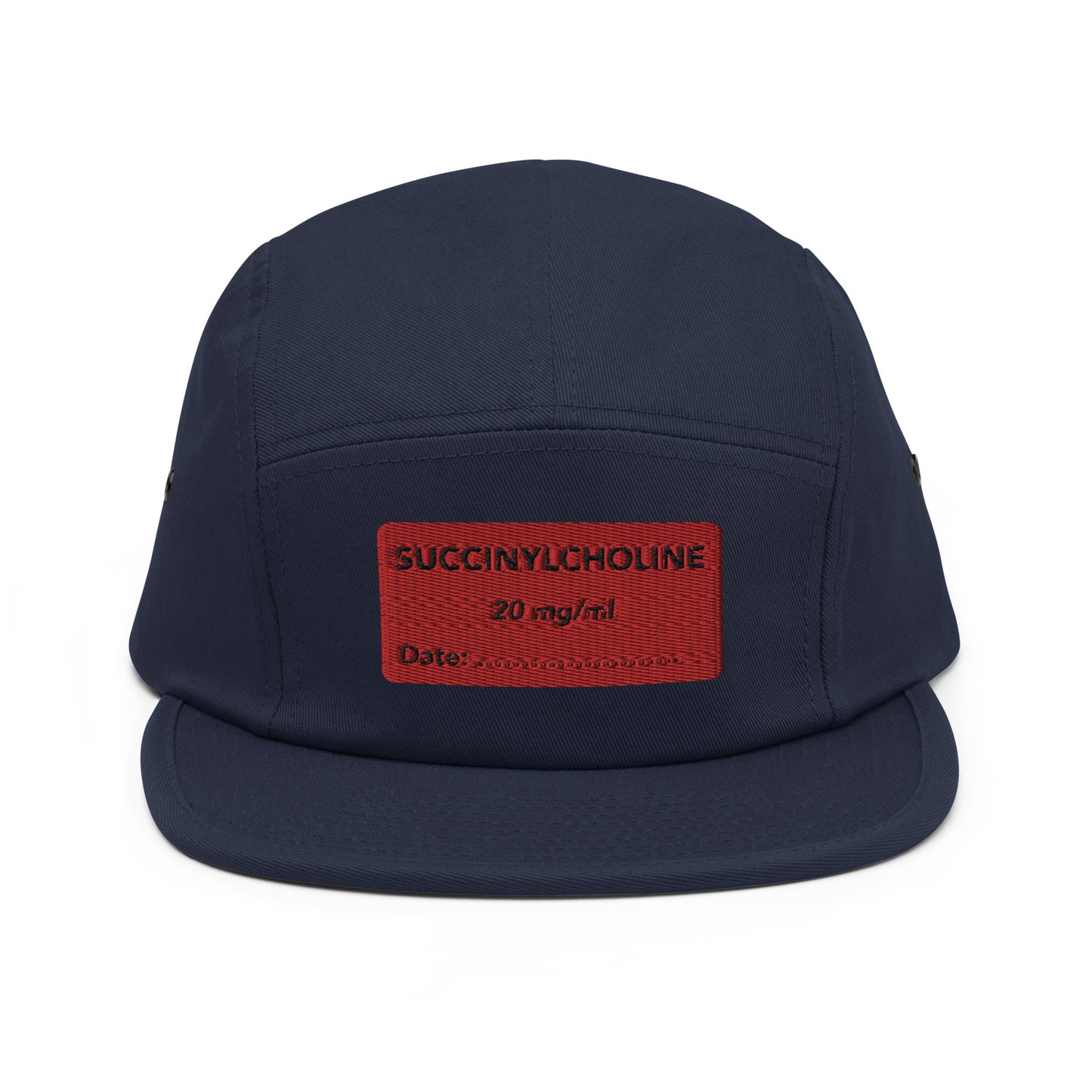 Succinylcholine Embroidered Five Panel Hat