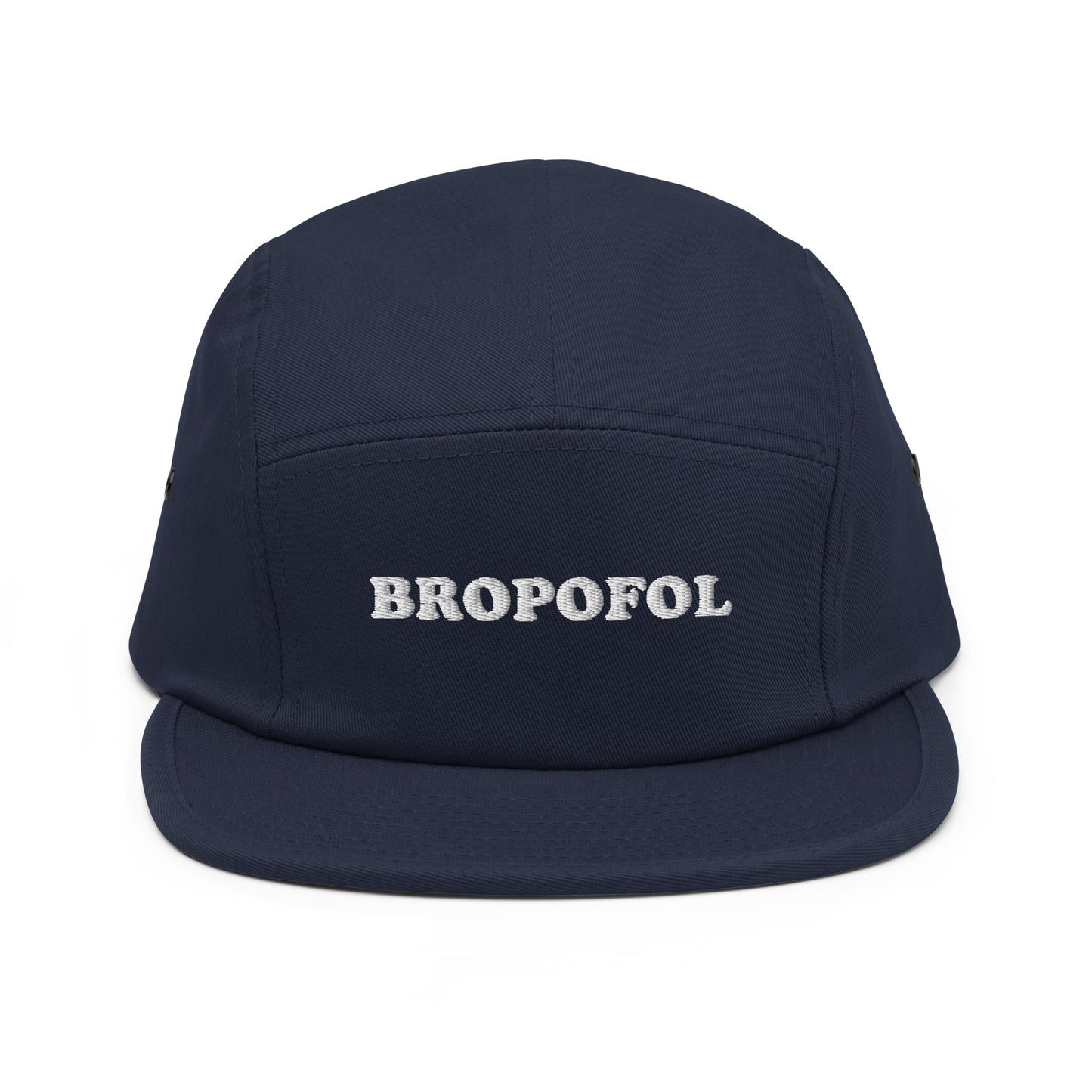 Bropofol Embroidered Five Panel Hat