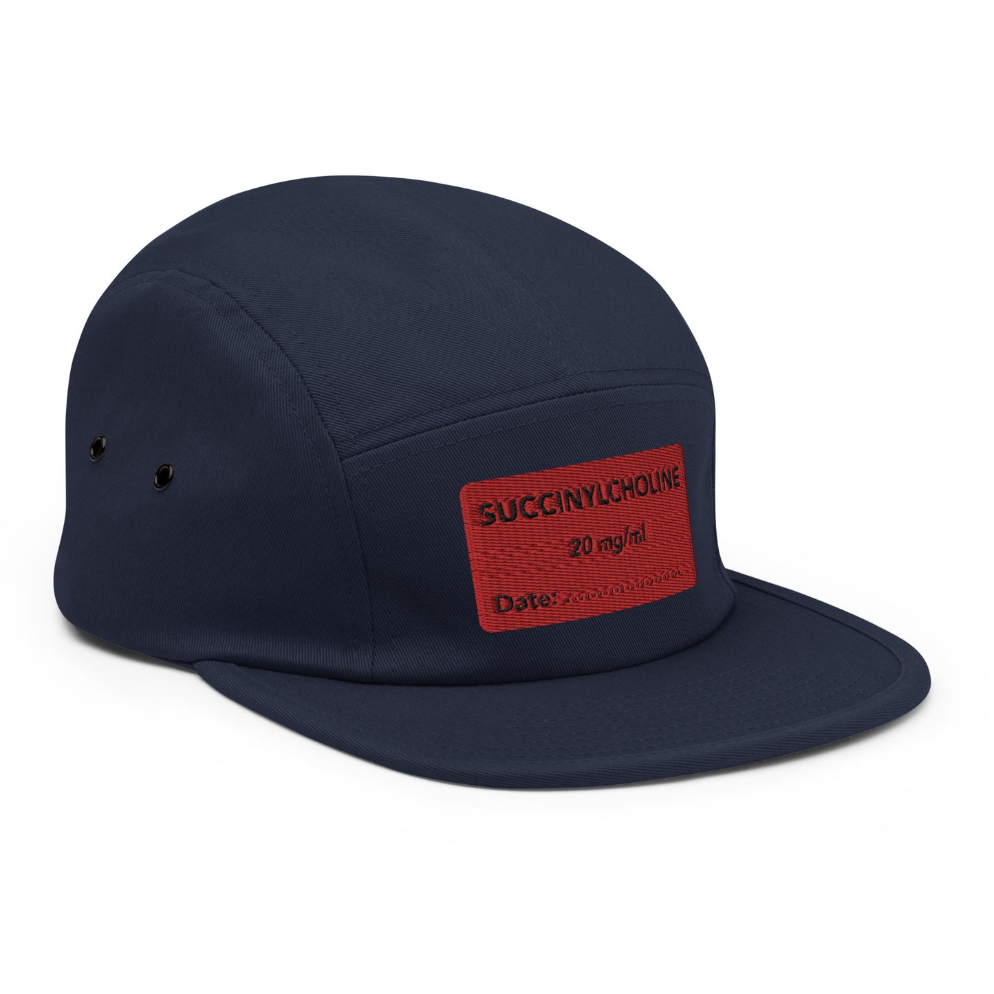 Succinylcholine Embroidered Five Panel Hat