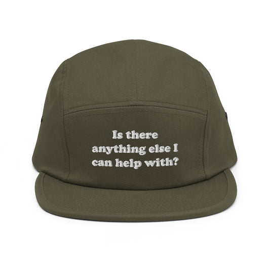 Is there anything else I can help with Embroidered Five Panel Hat