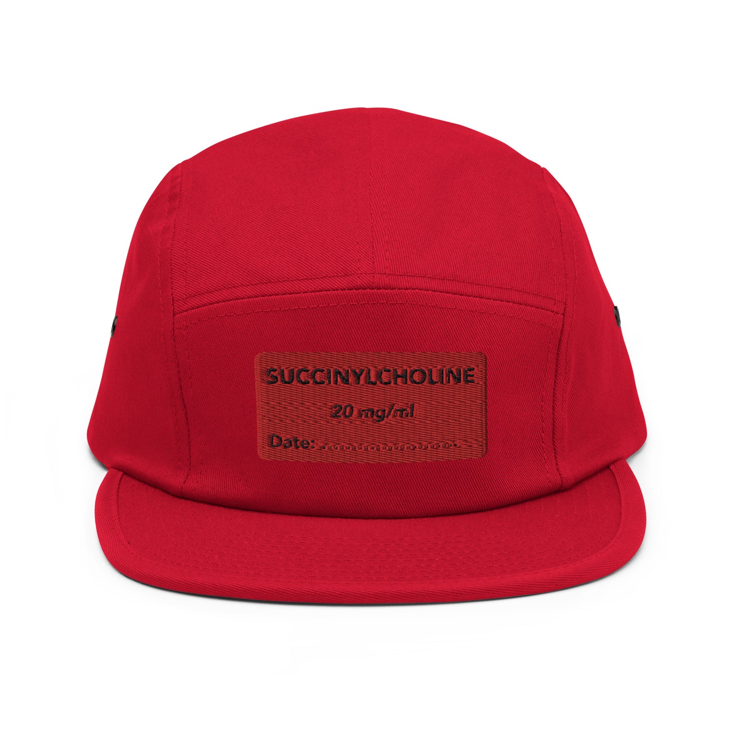 Succinylcholine Embroidered Five Panel Hat