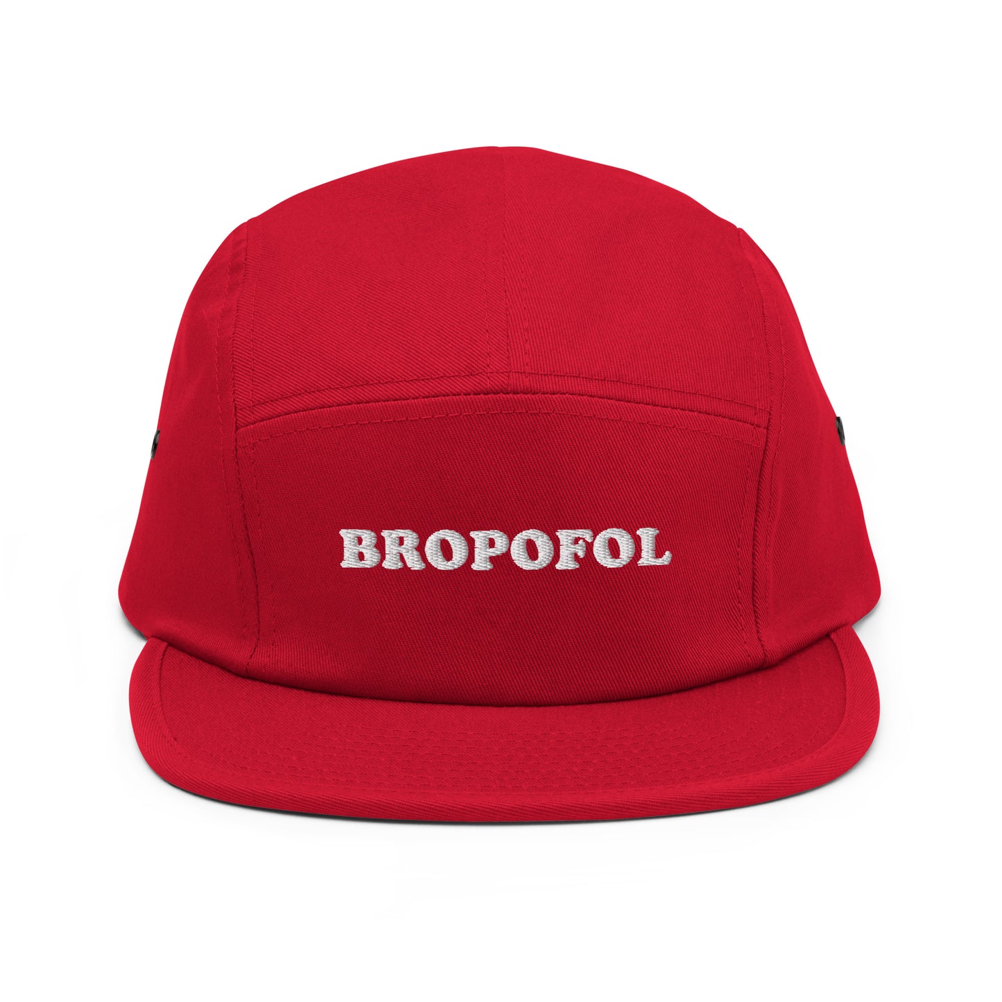 Bropofol Embroidered Five Panel Hat