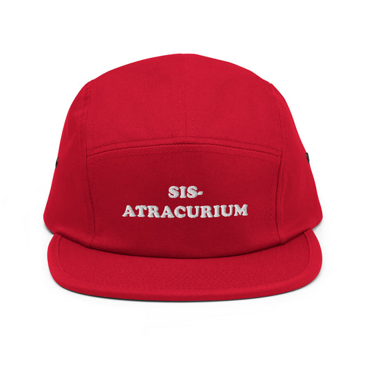 Sis-Atracurium Embroidered Five Panel Hat