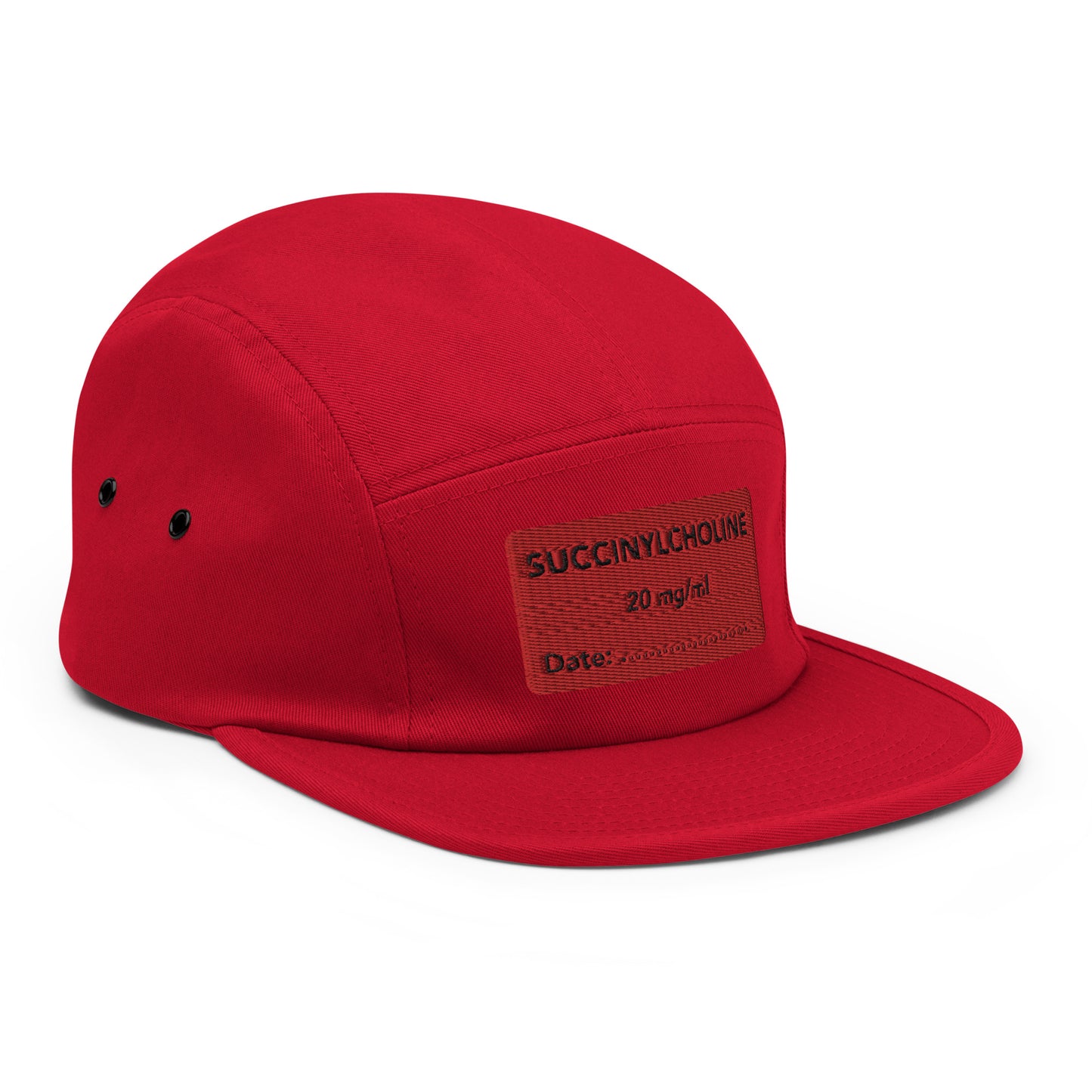 Succinylcholine Embroidered Five Panel Hat