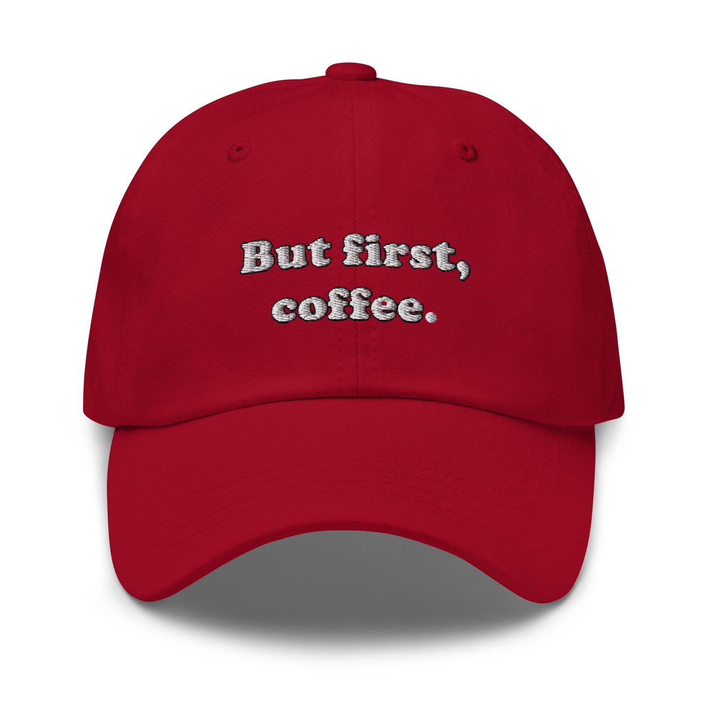 But First Coffee Embroidered Hat