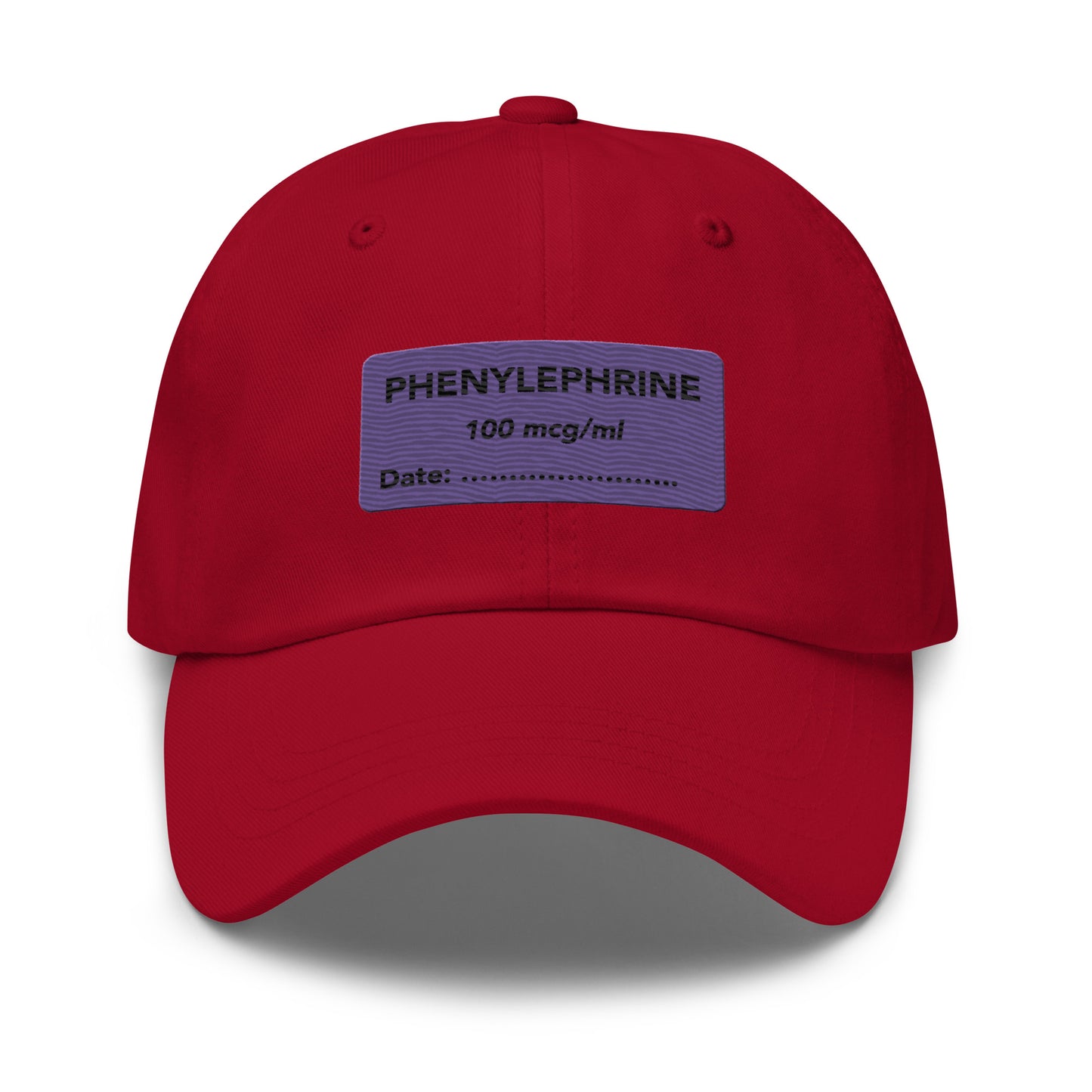 Phenylephrine Embroidered Hat