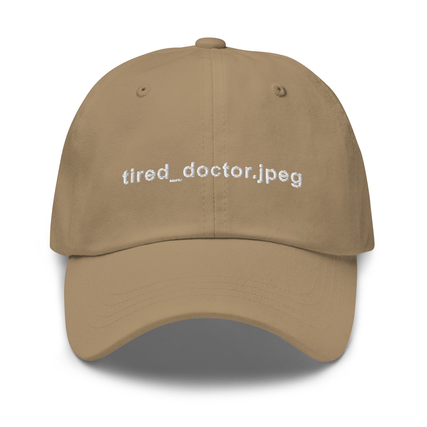 Tired_doctor.jpeg Embroidered Hat