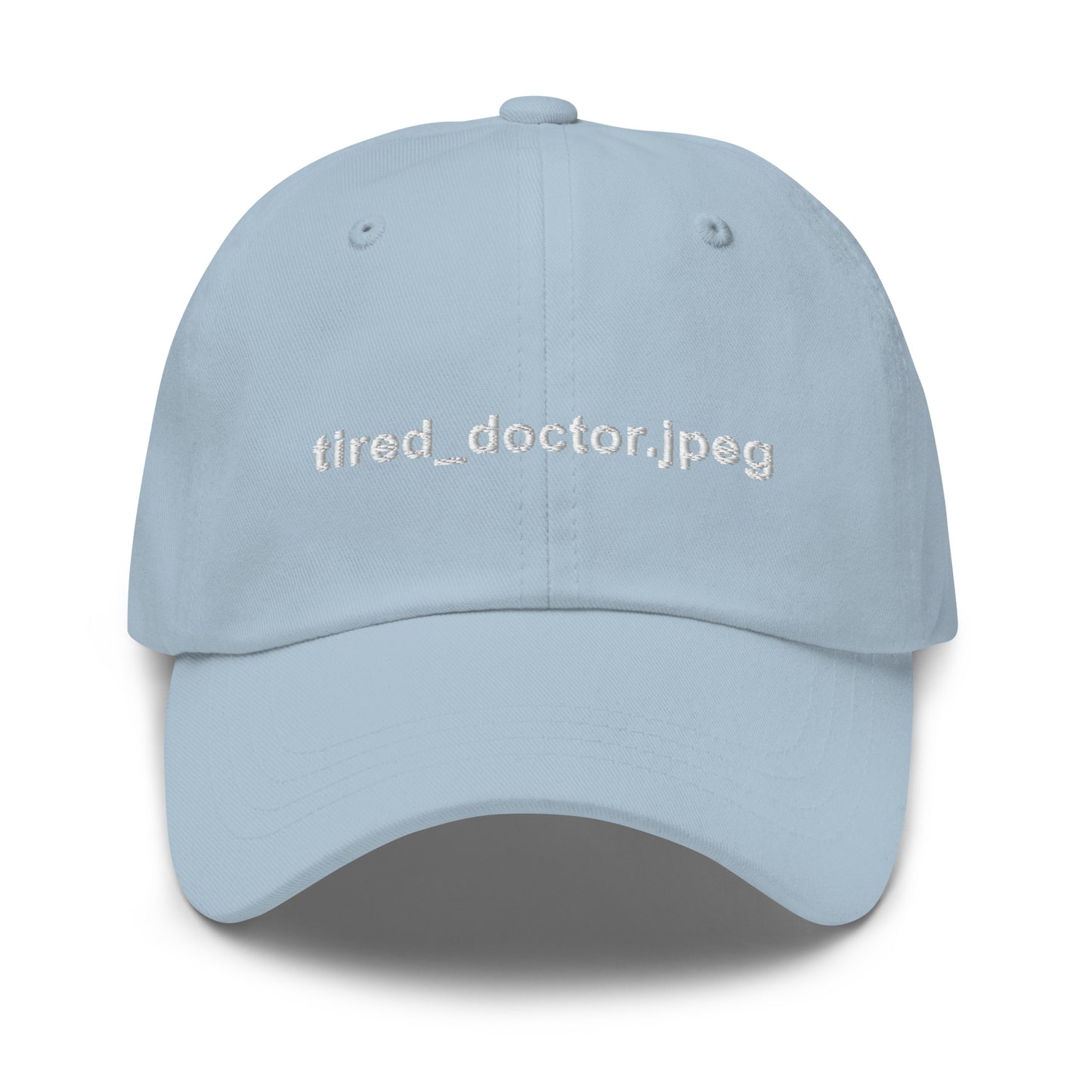 Tired_doctor.jpeg Embroidered Hat