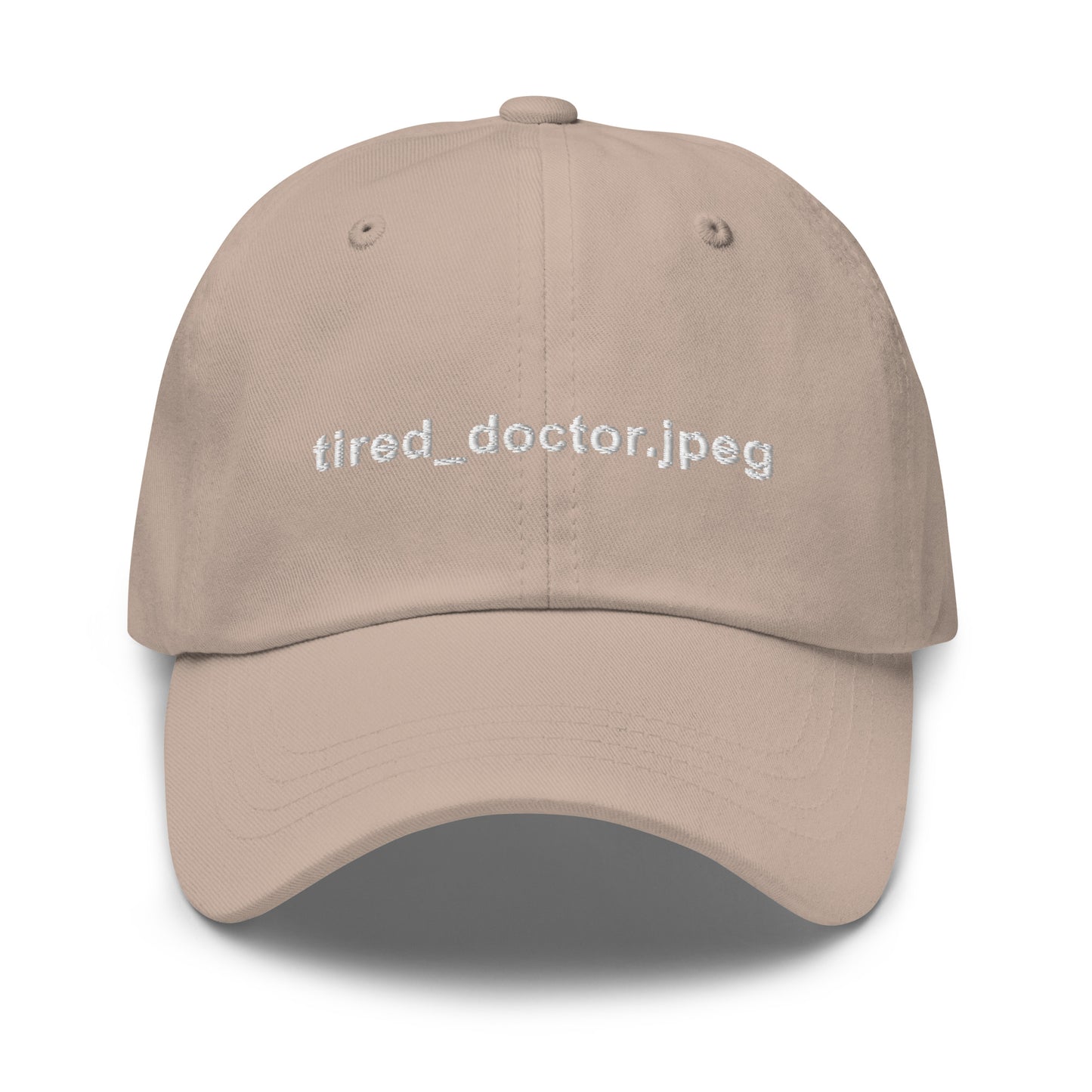 Tired_doctor.jpeg Embroidered Hat