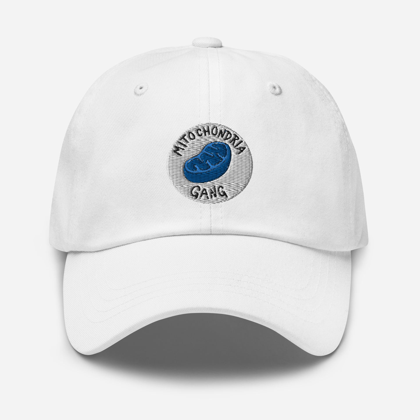 Mitochondria Gang Embroidered Hat