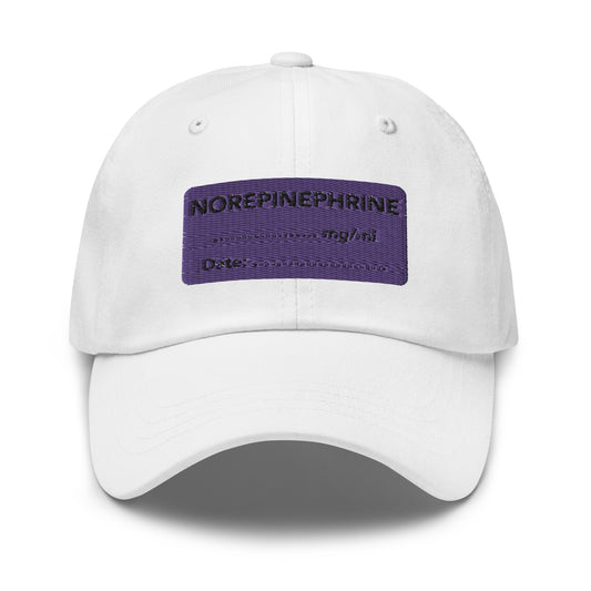 Norepinephrine Embroidered Hat