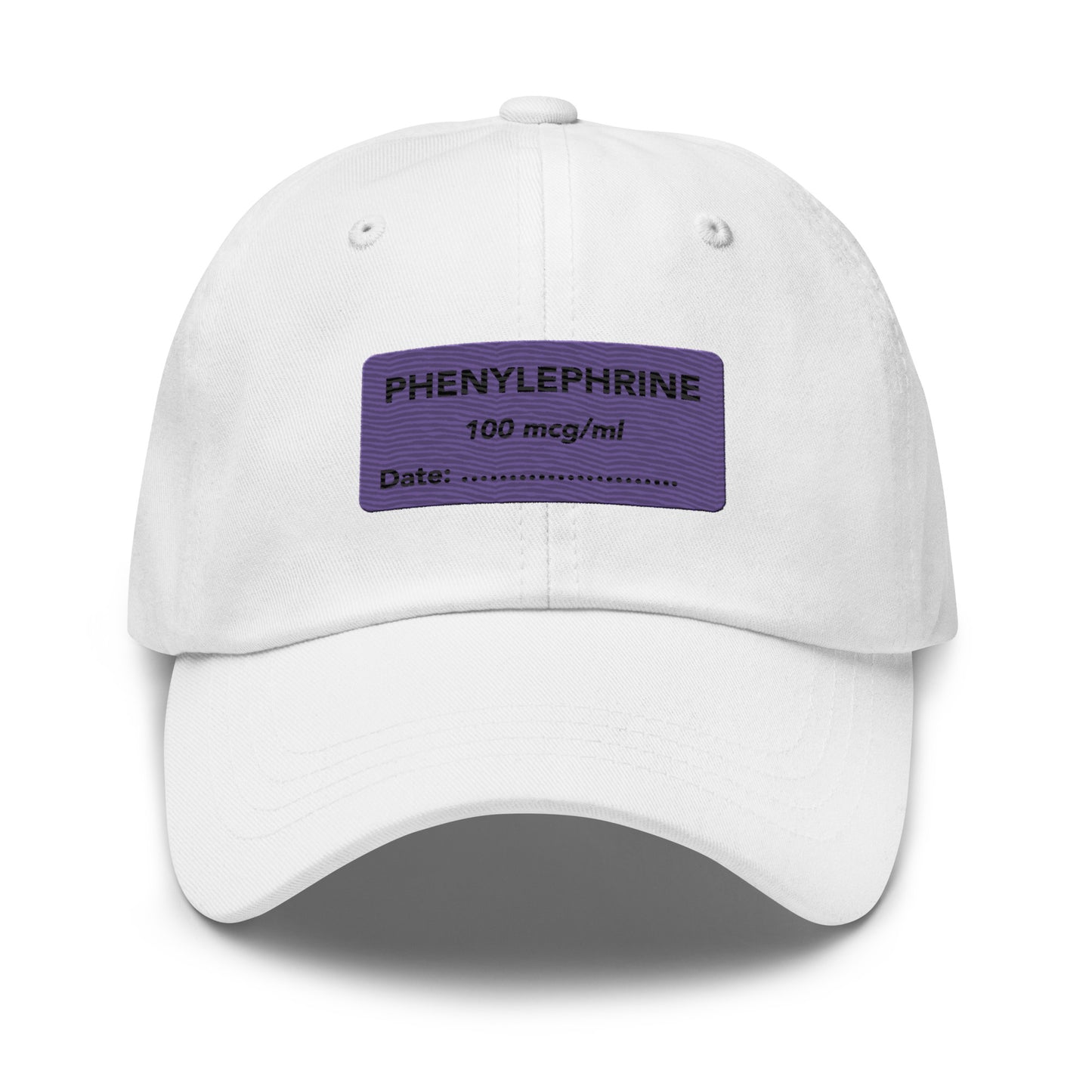 Phenylephrine Embroidered Hat