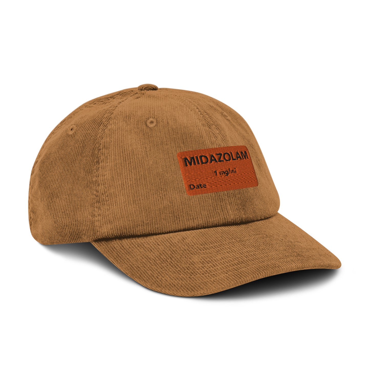 Midazolam Embroidered Corduroy Hat