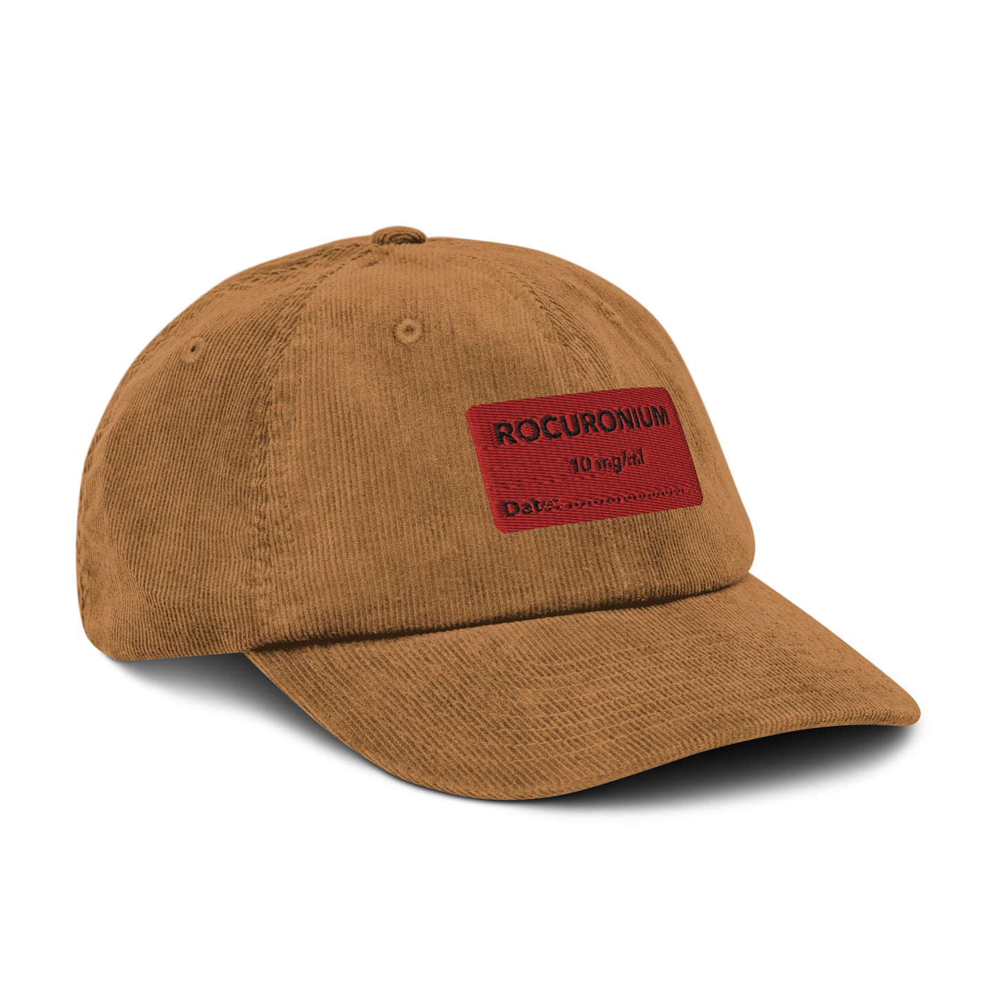 Rocuronium Embroidered Corduroy Hat