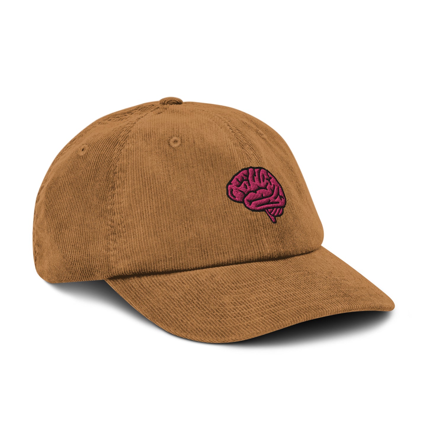 Brain Embroidered Corduroy Hat