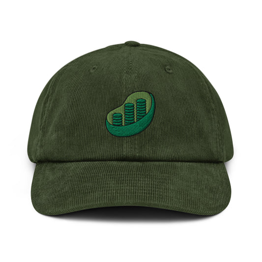 Chloroplast Embroidered Corduroy Hat