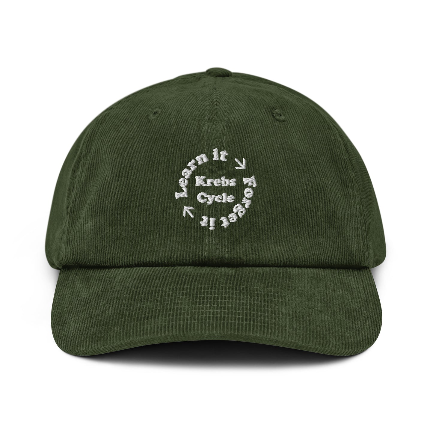 Krebs Cycle Embroidered Corduroy Hat